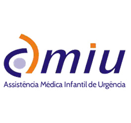"Logo AMIU (Assistência Médica Infantil de Ungência)"