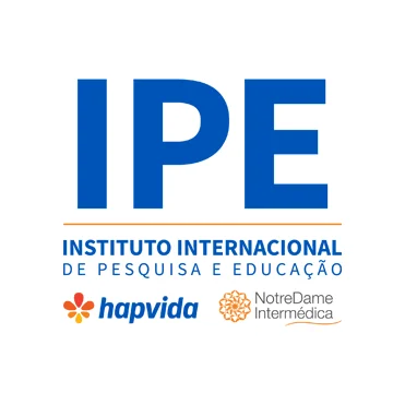 Logo daoInstituto Internacional de Pesquisa e Educação (IPE) da Hapvida NotreDame Intermédica
