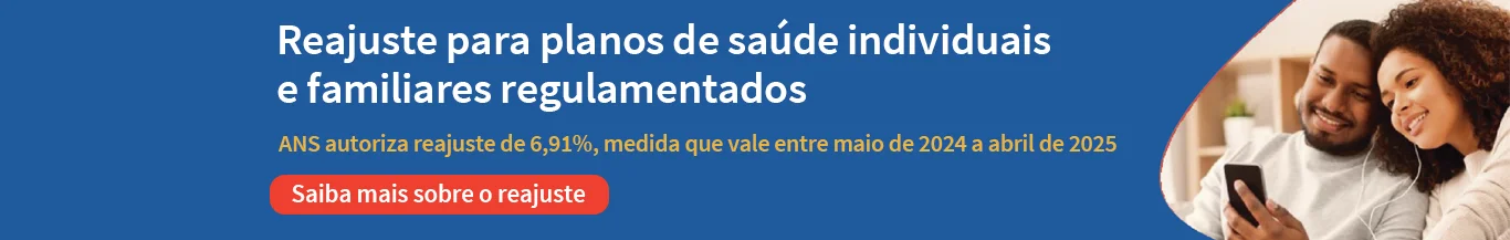 Reajuste para planos de saúde individuais e familiares regulamentados