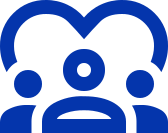 Ícone representando pessoas com coração