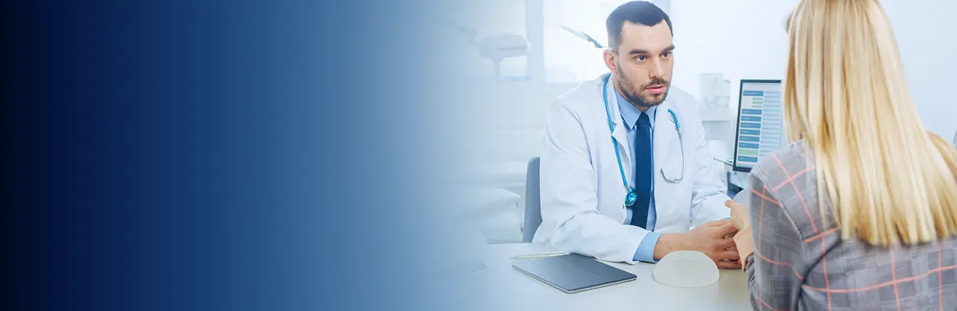 Mulher em atendimento