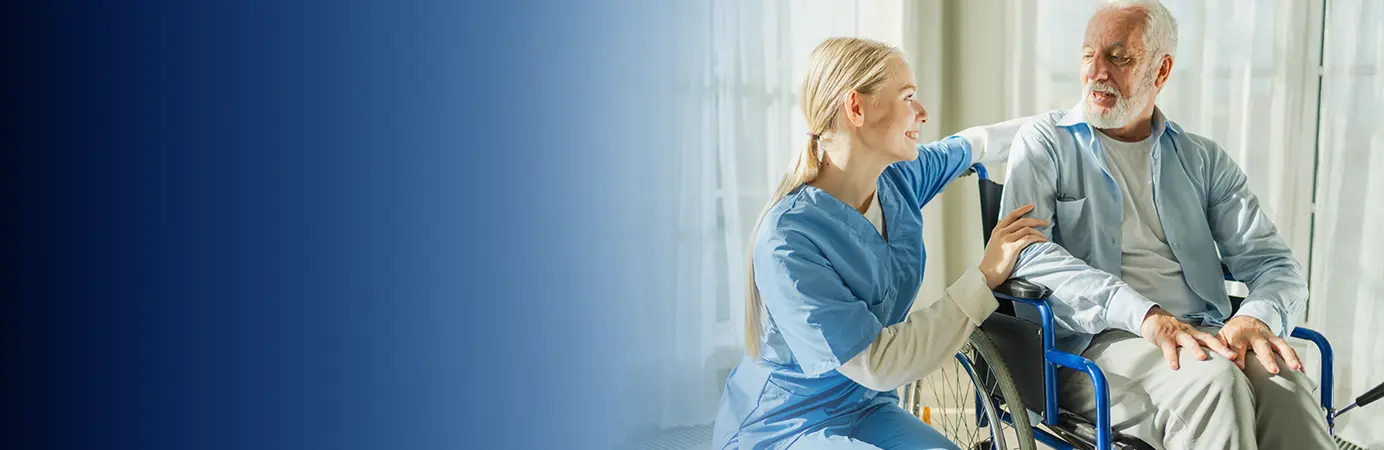 Enfermeira com paciente